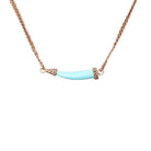 Cadena Doble Fang Gold Collares de Joyería Regina Castillo