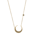 Collar Luna bañado en oro Cadenas y Collares de Joyería Regina Castillo