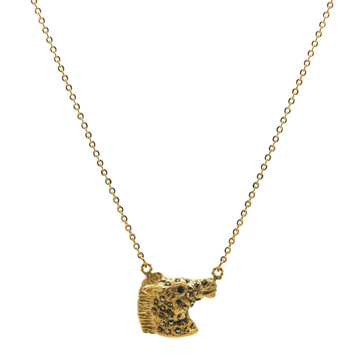 Collar cebra gold Collares de Joyería Regina Castillo