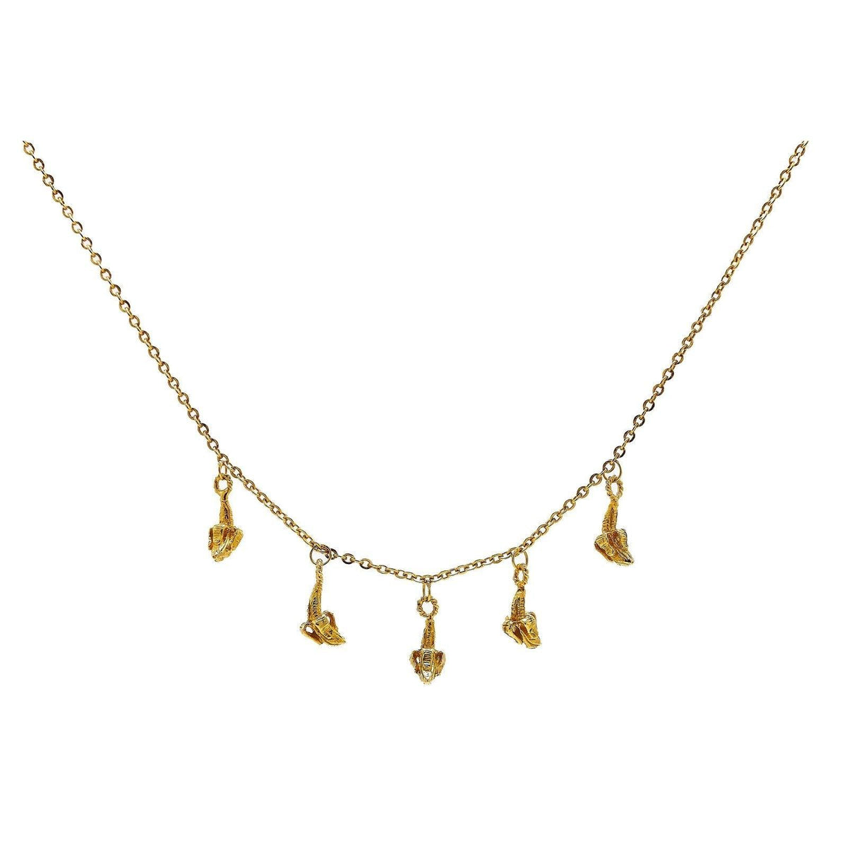 Collar platanitos gold Collares de Joyería Regina Castillo