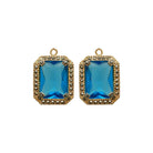 Drop baguette chico con baño de oro Drops de Joyería Regina Castillo