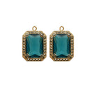 Drop baguette chico con baño de oro Drops de Joyería Regina Castillo