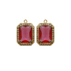 Drop baguette chico con baño de oro Drops de Joyería Regina Castillo