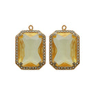 Drop baguette clásico dorado Drops de Joyería Regina Castillo