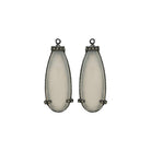 Drop brid piedra luna blanca Drops de Joyería Regina Castillo