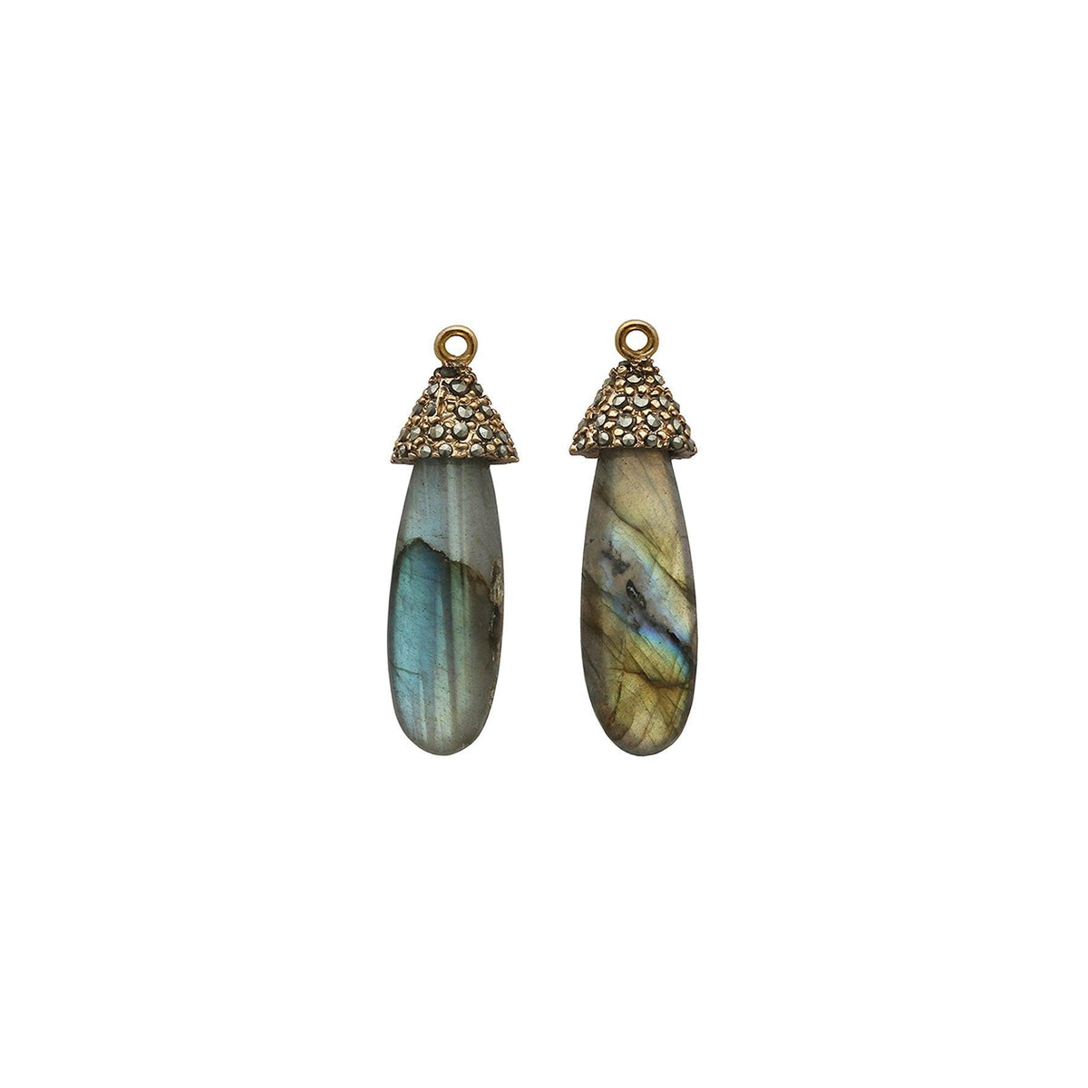 Drop calabazo labradorita Drops de Joyería Regina Castillo