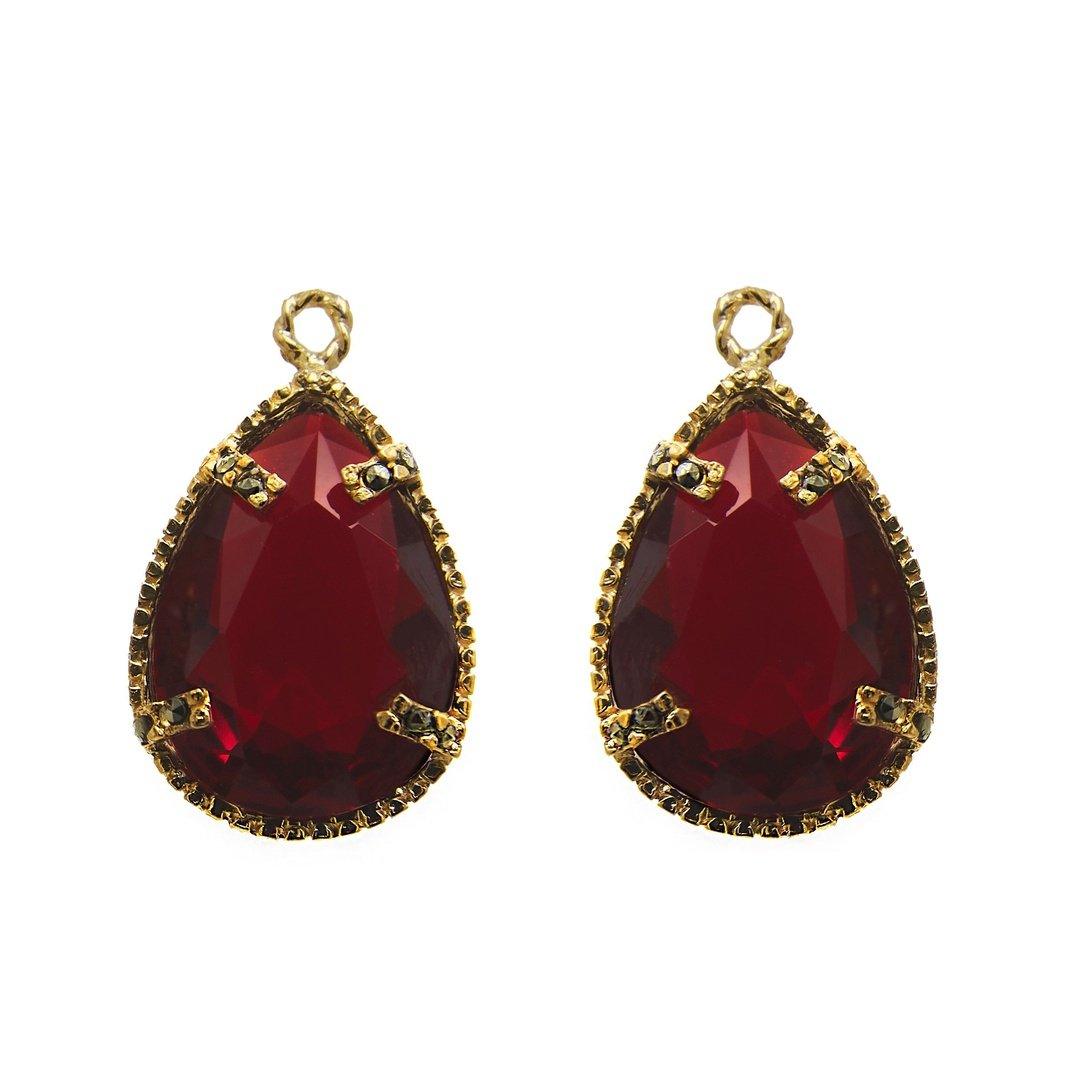 Drop clásico chico con baño de oro Drops de Joyería Regina Castillo