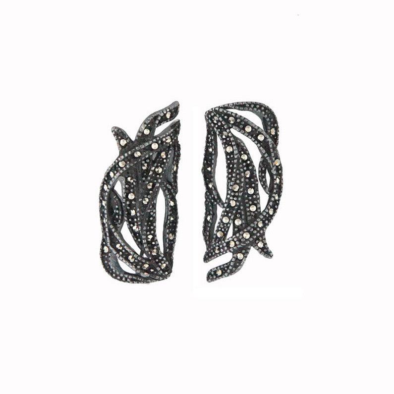 Arete Algas Poseidon personalizable Arete Base de Joyería Regina Castillo